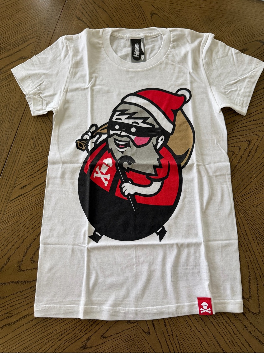 RARE!!! - Women’s Johnny Cupcakes Bad Santa Tee